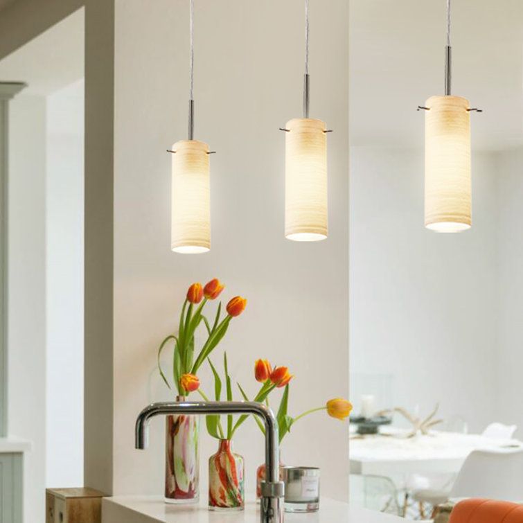 Cylinder pendant light clearance shade